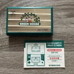 Nintendo GAME & WATCH GREEN HOUSE (GH-54 - メルカリ