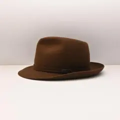 ミ*ト様 Borsalino ボルサリーノ ラビットファー フェルト ハット ブ