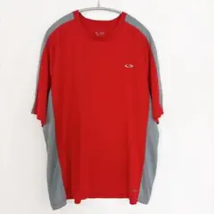チャンピオン 半袖Tシャツ クルーネック ラグラン 無地 XL 赤 スポーツ