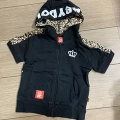 BABY DOLL レオパード柄パーカー 80cm