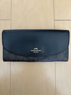 coach コーチ　長財布　エンベロープ ウォレット・シグネチャー キャンバス