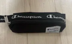 Champion ブラック 筆箱 ジッパー式