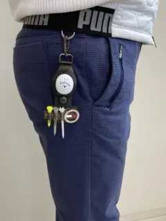 ゴルフボールポーチ★ティーケース★ティーホルダー★ゴルフボールケース★マーカー黒