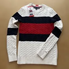 TOMMY HILFIGER ケーブルニットセーター M