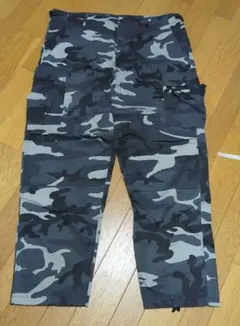 ミッドナイトカモカーゴパンツXL　ボタンフライ