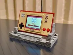 【オマケ付き】ゲームウォッチ専用 装飾スタンド　GAME&WATCH 台座 灰色