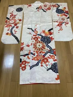 ★華やか振袖★上質な正絹★目立ちませんが左袖に薄いシミあるため大特価