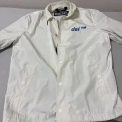 DIESEL ホワイト ナイロンジャケット