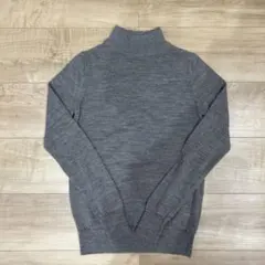 無印良品 レディース 洗えるウールハイゲージハイネックセーター グレー XS