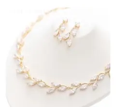 【aaa様専用】ステラブライダル　ネックレス　イヤリング　オリヴィア I