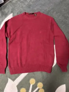 Timberland メンズ クルーネックニット レッド M