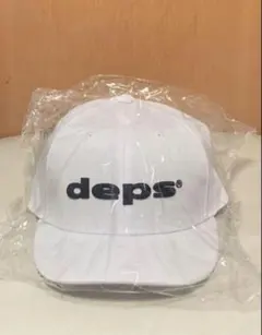 デプス　ロゴキャップ　ホワイト×ブラックのサムネイル