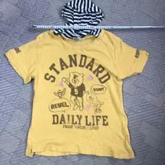 KIL KIL フード付きTシャツ イエロー Lサイズ