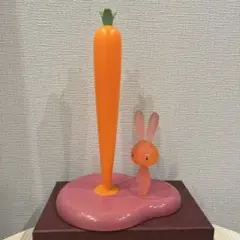 イタリア製★ALESSI Bunny&Carrotキッチンペーパーホルダ うさぎのサムネイル
