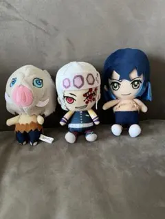 鬼滅の刃　嘴平伊之助　宇髄天元　ぬいぐるみ　まとめ売り3点