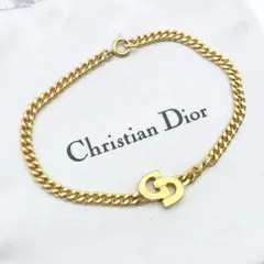 2997-3 人気✨　Dior　ブレスレット　CD ロゴ　ゴールド　希少　刻印