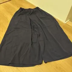 GU ネイビーガウチョパンツ M