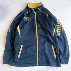 アンブロ◇トラックジャケット ジャージ ジップ パーカー ゴールド 160