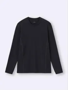 断捨離　早い者勝ち　ワッフルスリムフィットT［長袖］GA+E ブラック　M