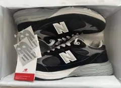 極美品 new balance mr993 bk ブラック グレー gl 992