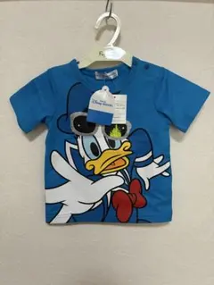 新品タグ付き未使用　東京ディズニーリゾート ドナルドダック Tシャツ 80cmのサムネイル