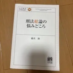 刑法総論の悩みどころ