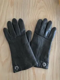 COACH レザーカシミヤライングローブ