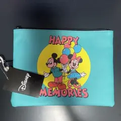 新品 ディズニー フラットポーチ