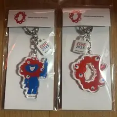 大阪関西万博アクリルキーホルダー　2個セット