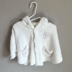 PIQUE フード付きベビーポンチョ