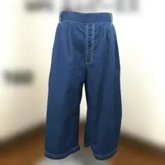 MPS エムピーエス <160> ワイドパンツ 　ネイビー ハイウエスト 241