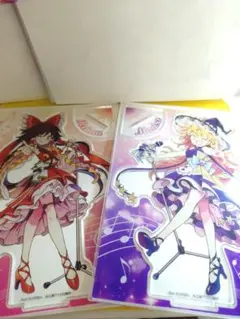 ダイソー✩東方project魔理沙と霊夢 アクリルスタンド セット