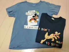 ミッキー　ドナルド　Tシャツ　キッズ　110 120