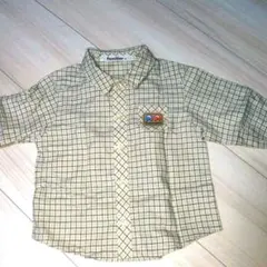 ファミリア　長袖　襟付き　シャツ