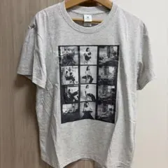 フォトプリント 半袖Tシャツ グレー Mサイズのサムネイル