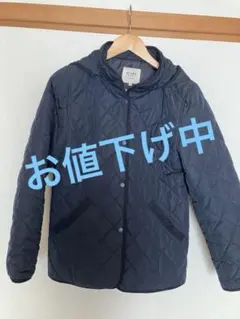 BEAMS HEART ネイビー キルティングジャケット Lサイズ