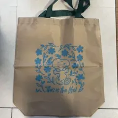 《新品未使用》スヌーピーエコバッグ(ベージュ)