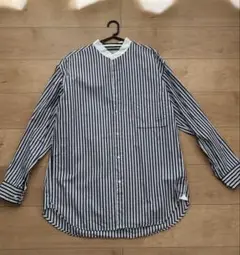 UNIQLO＋Jスタンドカラー　ストラップ長袖シャツ　M