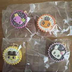 【4つセット】　たまごっち　手作りおやつチャーム　平成女児チョコ