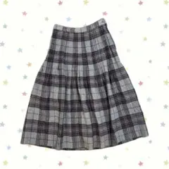チェックスカート　AW
