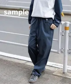 希少コラボ　HOLIDAY × Champion スウェットパンツ ネイビー 紺