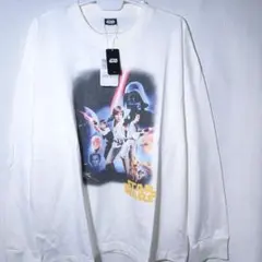 新品 ロンT XL スターウォーズ エピソード4 映画 ピグメント 長袖Tシャツのサムネイル