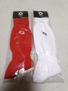 スフィーダ サッカーソックス赤白セット22cm〜24cmのサムネイル