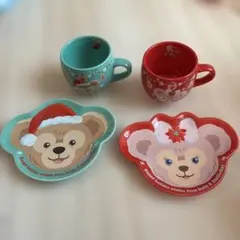 Disney ダッフィ＆シェリーメイ　スーベニアカップ＆プレート
