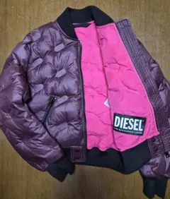DIESEL ディーゼル パープル ボンバージャケット