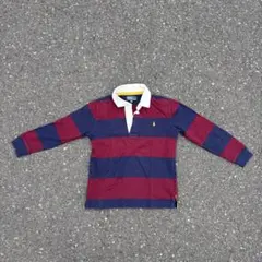 Polo by Ralph Lauren ポロシャツ ネイビー/バーガンディ