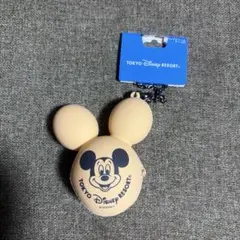 ディズニーリゾート バッグチャーム バルーン キーホルダー　オレンジ　タグ付き