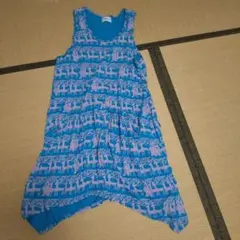 TSUMORI CHISATO ノースリーブワンピース 動物柄のサムネイル