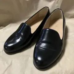 未使用 HARUTA 25EEE 日本製 ヒール3cm 黒スリッポン - メルカリ
