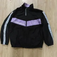 ジャケット 160　女の子　紫　黒